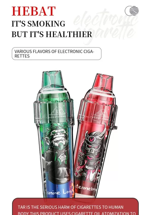 HEBAT BOOM 7000 PUFFS喜貝抛棄式電子煙 Hebat一次性電子煙 批發：圖片 5