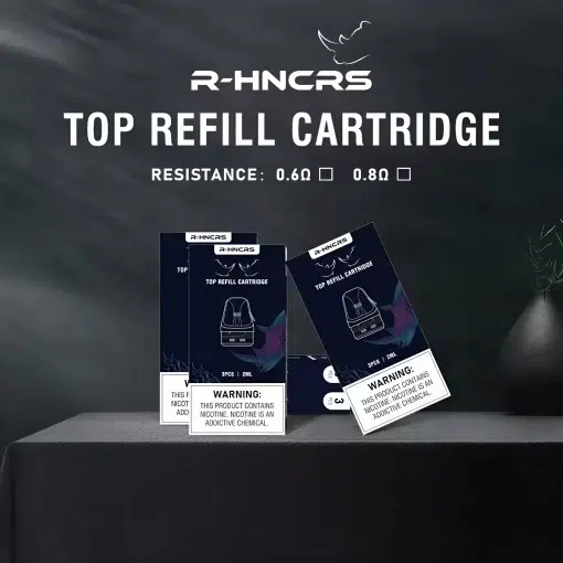 【空彈】通用小蠻牛 R-HNCRS Refillsble 犀牛 Oxva xlim系列空 0.6 0.8 空倉 一盒3顆