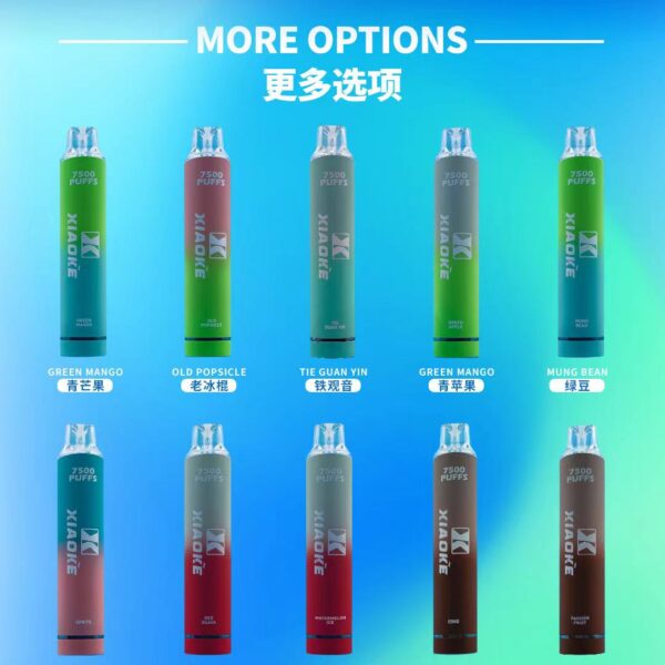 xiaoke 7500 puffs 大容量拋棄式煙桿 梟客抛棄式電子煙