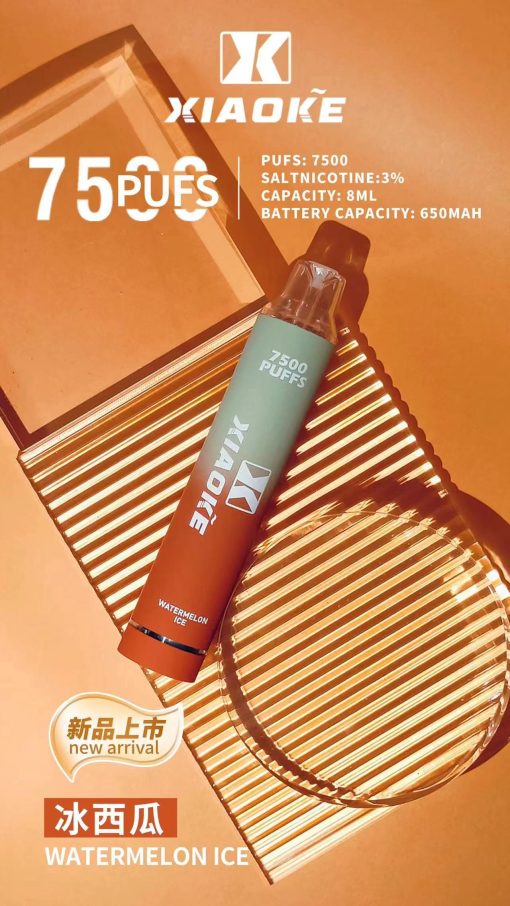 xiaoke 7500 puffs 大容量拋棄式煙桿 梟客抛棄式電子煙：圖片 6