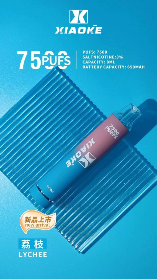 xiaoke 7500 puffs 大容量拋棄式煙桿 梟客抛棄式電子煙：圖片 4