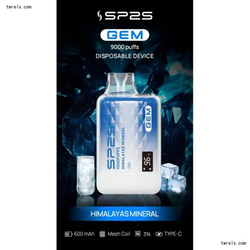 SP2S新品上市 SP2S 9000 Puffs 思博睿拋棄式電子煙9000口：圖片 9