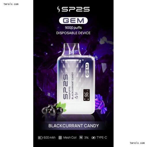SP2S新品上市 SP2S 9000 Puffs 思博睿拋棄式電子煙9000口：圖片 2