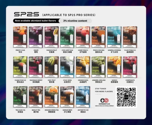 SP2S煙彈/原裝正品/口味豐富/通用Relx主機一代：圖片 2