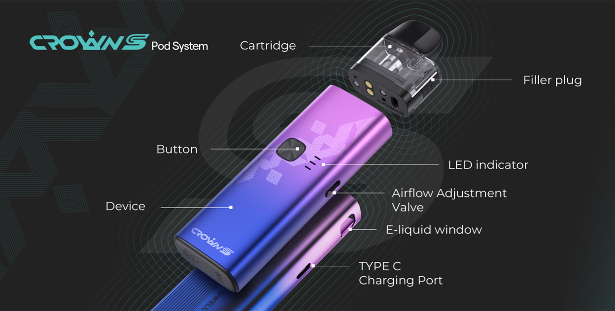 UWELL,UWELL電子菸,UWELL CROWN S