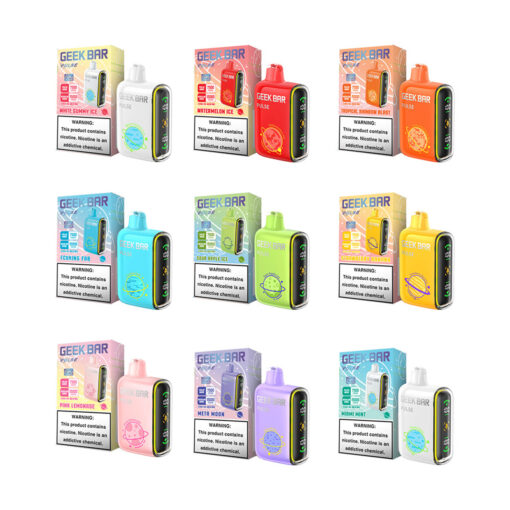 歐美爆款 Geek bar 15000 Puffs 大口數一次性抛棄式