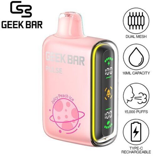 歐美爆款 geek bar 15000 puffs 小火箭大口數一次性抛棄式：圖片 6