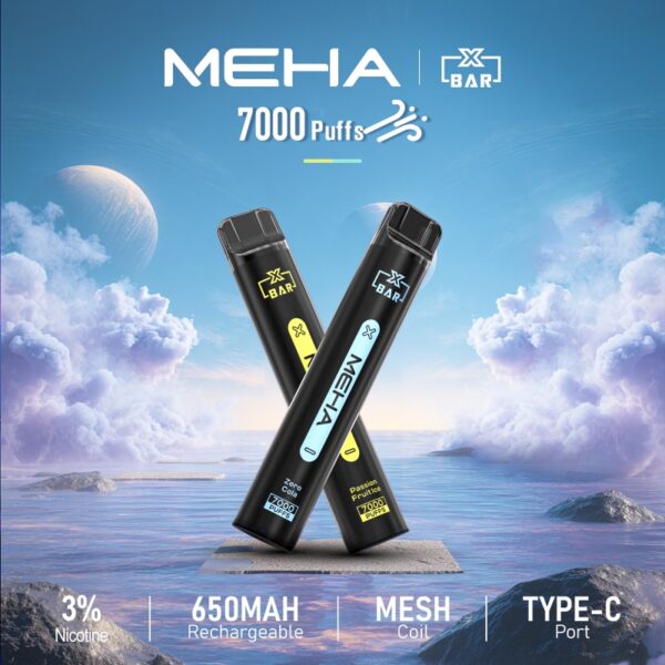 MEHA XBAR 魅嗨 小黑條7000口|電子煙|超級續航|一次性|拋棄式電子煙|多重口味選擇