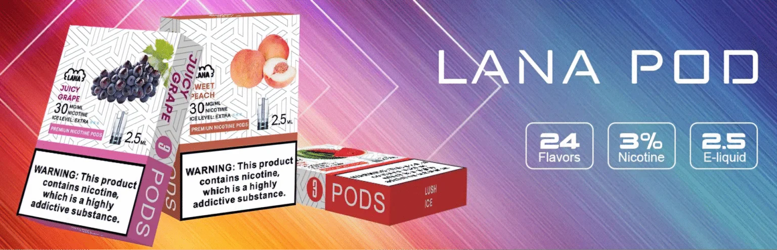 LANA電子煙透明發光煙彈