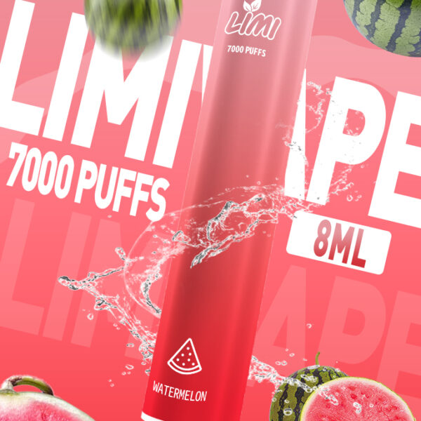 LIMI 7000 PUFFS 發光拋棄式電子煙 冰爽西瓜