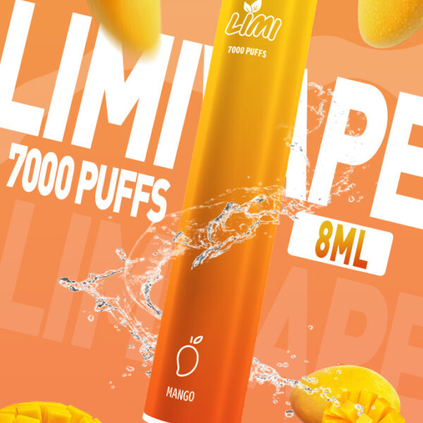 LIMI 7000 PUFFS 發光拋棄式電子煙 多肉芒芒