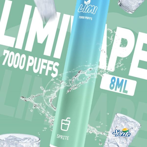 LIMI 7000 PUFFS 發光拋棄式電子煙 激爽雪碧