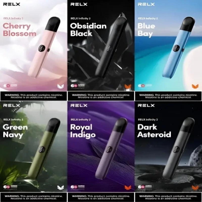 RELX六代主機 悅刻Infinity 2·三段功率調節,全面升級體驗·通用悅刻 4/5代煙彈·450mAh 大容量電池