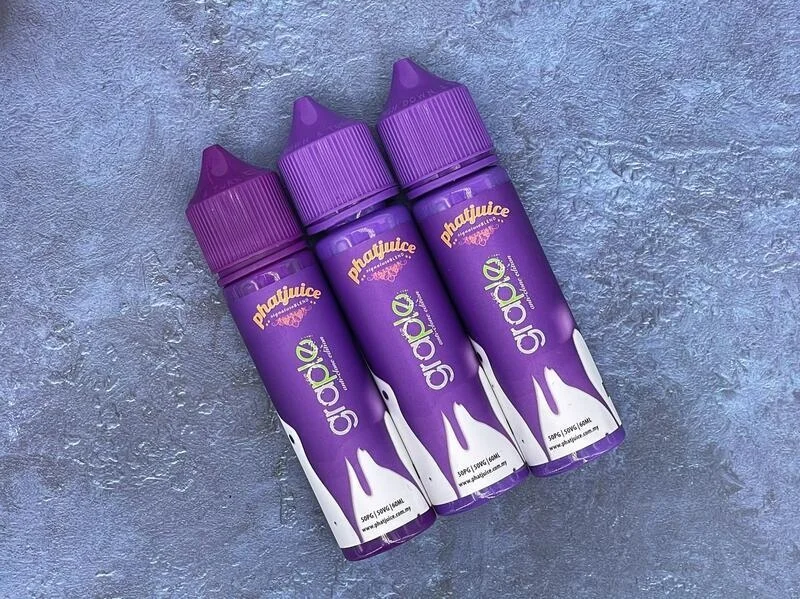 🍇 馬來西亞 PHATJUICE GRAPLE 酷斃葡萄大煙油·60ML·台灣現貨:圖片 3