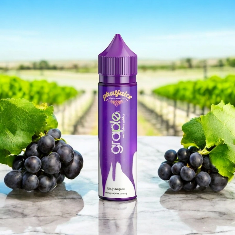 🍇 馬來西亞 PHATJUICE GRAPLE 酷斃葡萄大煙油·60ML·台灣現貨